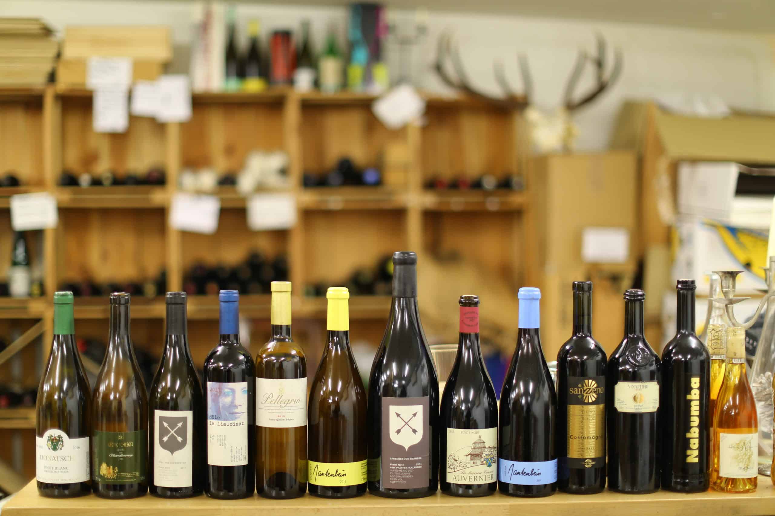 Wein Degustation Alpenblick Arosa